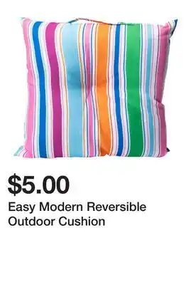 Five Below Easy Modern Reversible Outdoor Cushion offer