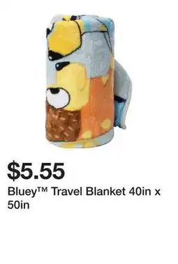 Five Below Bluey Travel Blanket 40in x 50in offer