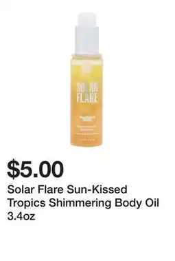 Five Below Solar Flare Sun-Kissed Tropics Shimmering Body Oil 3.4oz offer