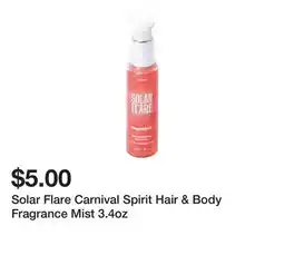 Five Below Solar Flare Carnival Spirit Hair & Body Fragrance Mist 3.4oz offer