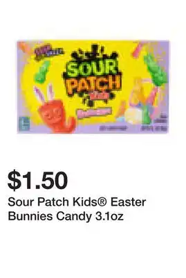 Five Below Sour Patch Kids Easter Bunnies Candy 3.1oz offer