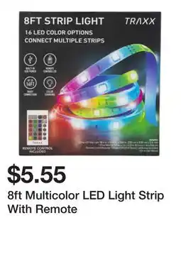 Five Below 8ft Multicolor LED Light Strip With Remote offer