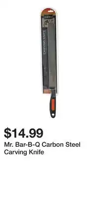 Big Lots Mr. Bar-B-Q Carbon Steel Carving Knife offer