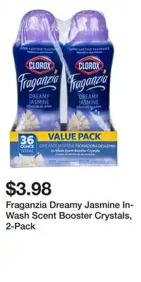 Big Lots Fraganzia Dreamy Jasmine In-Wash Scent Booster Crystals, 2-Pack offer