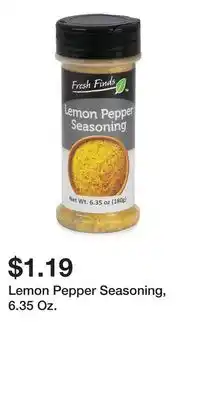 Big Lots Lemon Pepper Seasoning, 6.35 Oz offer