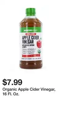 Big Lots Organic Apple Cider Vinegar, 16 Fl. Oz offer