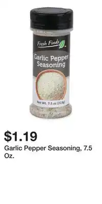 Big Lots Garlic Pepper Seasoning, 7.5 Oz offer