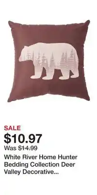 Cabela's White River Home Hunter Bedding Collection Deer Valley Decorative Pillow offer