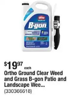 The Home Depot Ortho Ground Clear Weed and Grass B-gon Patio and Landscape Wee... offer