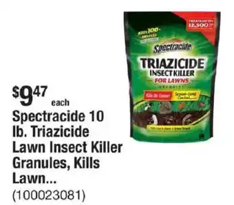 The Home Depot Spectracide Triazicide Lawn Insect Killer Granules, Kills Lawn... offer