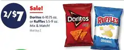 Family Dollar Doritos 6-10.75 oz. or Ruffles 5.5-9 oz offer