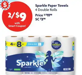 Family Dollar Sparkle Paper Towels offer