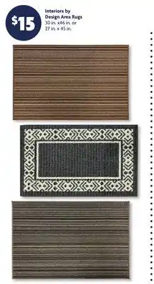 Family Dollar Interiors by Design Area Rugs offer