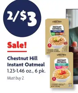 Family Dollar Chestnut Hill Instant Oatmeal offer