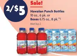 Family Dollar Hawaiian Punch Bottles 10 oz., 6 pk. or Boxes offer