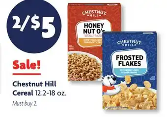 Family Dollar Chestnut Hill Cereal offer