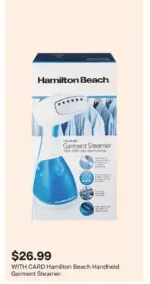 CVS Hamilton Beach Handheld Garment Steamer offer