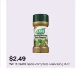 CVS Badia complete seasoning 9 oz offer