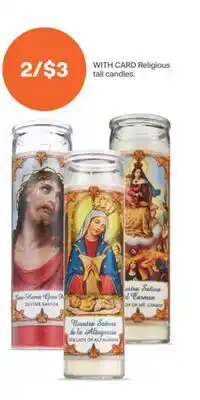 CVS Religious tall candles Easter décor offer