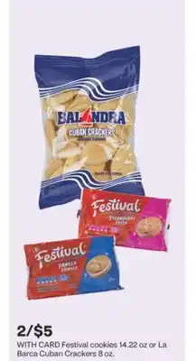 CVS Festival cookies 14.22 oz or La Barca Cuban Crackers 8 oz offer