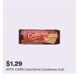 CVS Colombina Crackenas 4 pk offer