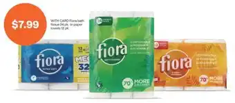 CVS Fiora bath tissue 24 pk. or paper towels 12 pk offer