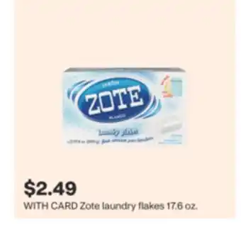 CVS Zote laundry flakes 17.6 oz offer