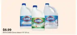 CVS Clorox bleach 117-121 oz offer