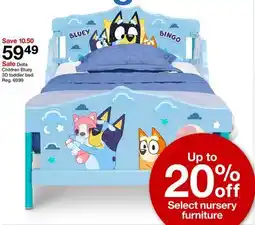 Target Delta Children Bluey 3D toddler bed offer