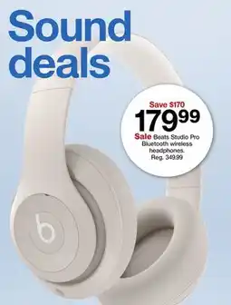 Target Beats Studio Pro Bluetooth wireless headphones offer