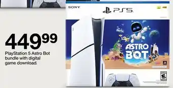 Target PlayStation 5 Astro Bot bundle offer