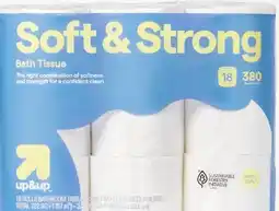 Target up & up soft & strong 18-pk. bath tissue offer