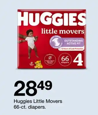 Target Huggies Little Movers 66-ct. diapers offer