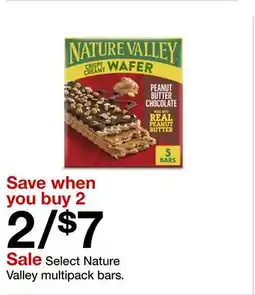 Target Select Nature Valley multipack bars offer