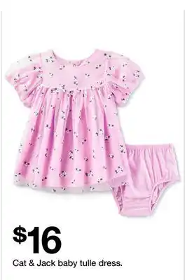 Target Cat & Jack baby tulle dress offer