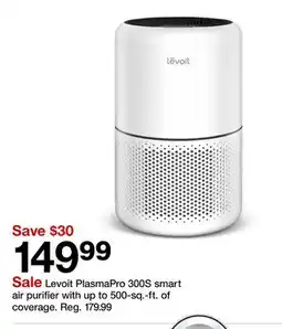 Target Levoit PlasmaPro 300S Smart Air Purifier with up to 500-sq.-ft. of Coverage offer