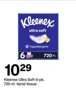 Target Kleenex Ultra Soft 6-pk. 720-ct. facial tissue offer