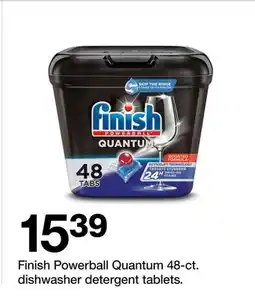 Target Finish Powerball Quantum 48-ct. dishwasher detergent tablets offer