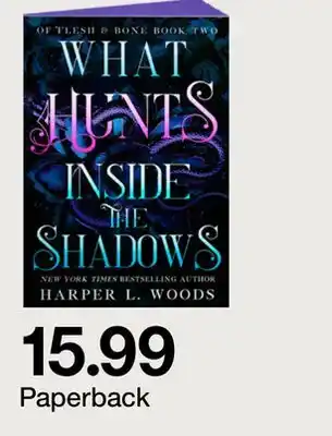 Target What Hunts Inside The Shadow Paperback offer