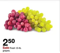 Target Fresh 1.5-lb. grapes offer