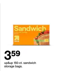 Target up&up 150-ct. sandwich storage bags offer