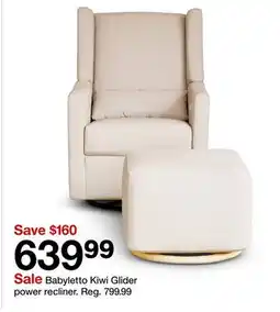 Target Babyletto Kiwi Glider power recliner offer