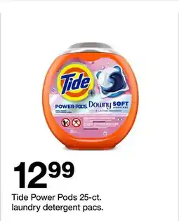 Target Tide Power Pods 25-ct. laundry detergent pacs offer