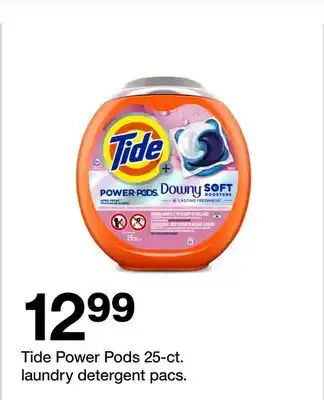 Target Tide Power Pods 25-ct. laundry detergent pacs offer