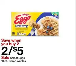 Target Select Eggo 10-ct. frozen waffles offer