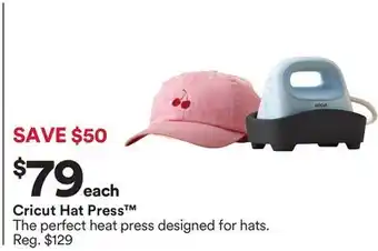 Michaels Cricut Hat Press offer