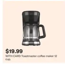 CVS Toastmaster coffee maker 12 cup offer