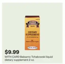 CVS Balsamo Tchakowski liquid dietary supplement 2 oz offer