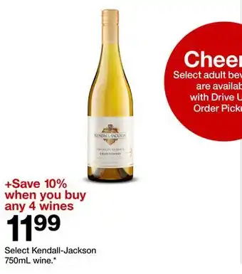 Target Select Kendall-Jackson 750mL wine offer