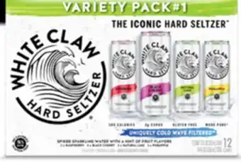 Target White Claw or select other 12-pk. hard seltzers offer